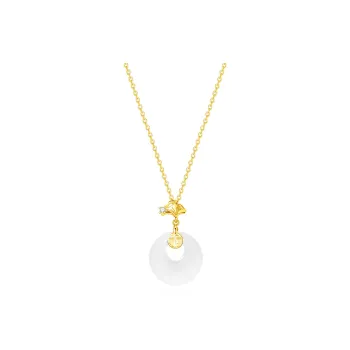 Crafts Women's Chalcedony Jade Necklaces Women's