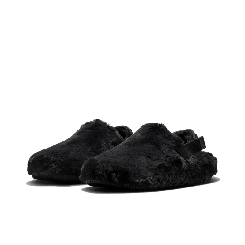 Nike Calm Mule 'Black Fur' Women's-2