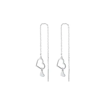 Silver Arashi 999 Fine Silver Drop Earrings Women's