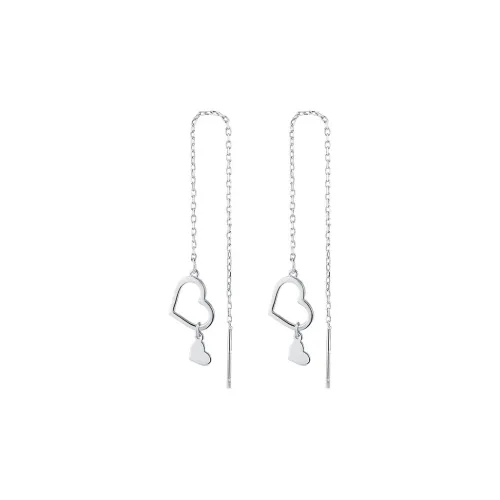 Silver Arashi Drop Earrings Women's