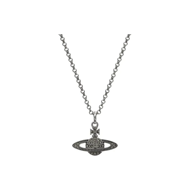 Vivienne Westwood Brass Necklaces Women's Gunmetal Gray-0