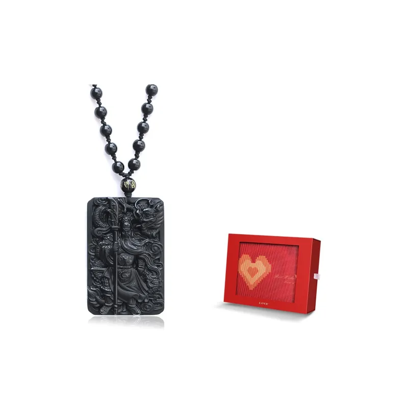 LOVE&LOVE Obsidian Necklaces Men's-2