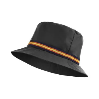 K WAY Nylon Bucket Hats Unisex Dark Blue