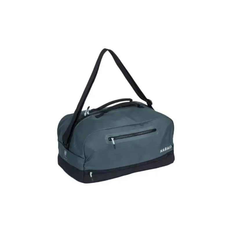 DECATHLON Outdoor Bags Waterproof Material 27L Pure White/Forest Green Unisex-4