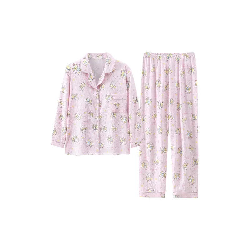 Maultiay Pajama Set Women's Pink-0