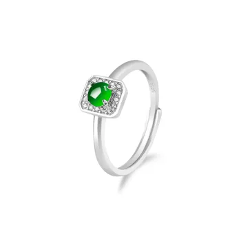 Best Wishes Glutinous Jade Rings Women's