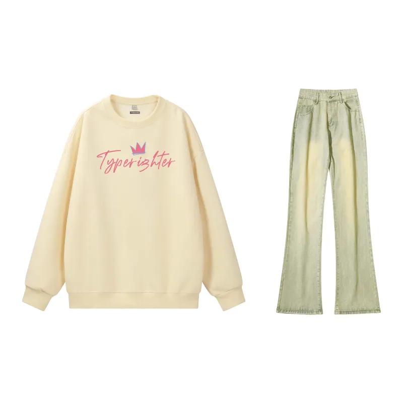 TYPERIGHTER Sweatshirt Set Unisex-14