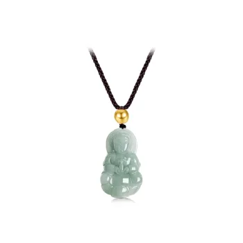 Bailijin Colored Glaze Jade Necklaces Unisex