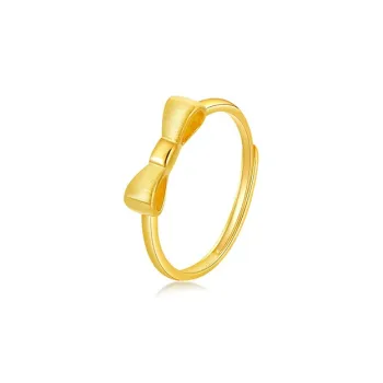 TRUE ME S925 Silver Bowknot Ring Women's