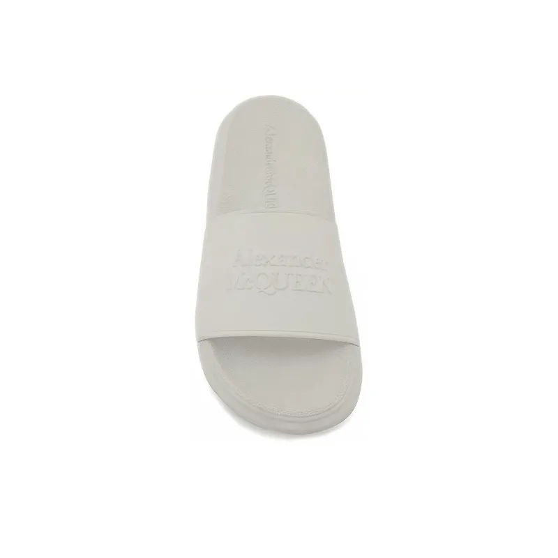 Alexander McQueen Pool Slide White Mix Women's-4