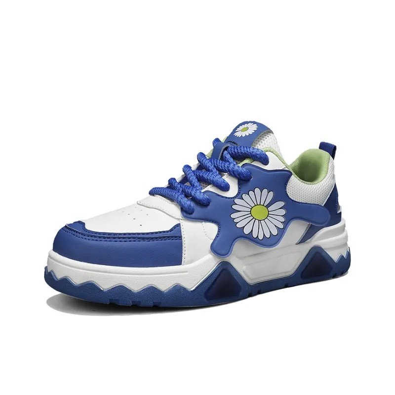 Little Daisy Small Daisy Anti Slip And Wear Resistant Height Increasing Low Top Skateboard Shoes Men's-2