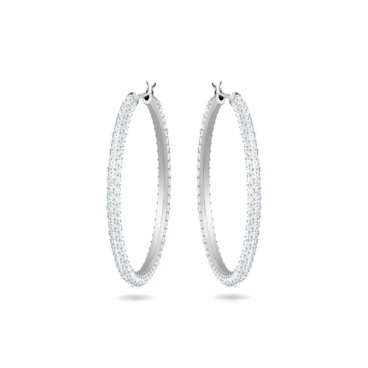Swarovski Dextera Rhodium Plated Earrings Women's-0