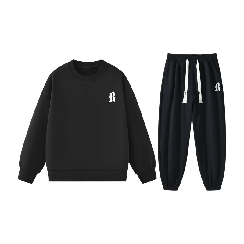 BEAR UNION Sweatshirt Set Fall Unisex-1