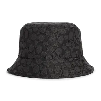 COACH Bucket Hat Women's Charcoal Black