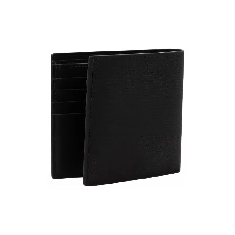 Zegna Leather Wallet Men's Black-1