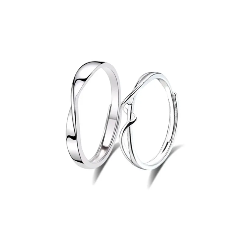 Asia Star Sterling Silver Rings Unisex-0
