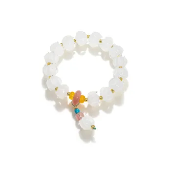 Far Mountain Joe Colored Glaze Jade Bracelets Unisex