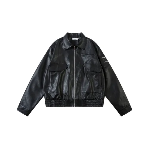 VINMUK Leather Jackets Unisex