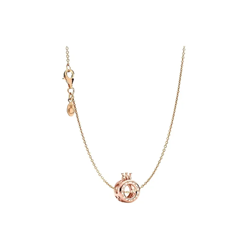 Pandora Copper Silver Alloy Necklaces Unisex-4