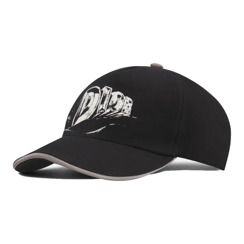 DIOR Logo Printed Baseball Cap-0