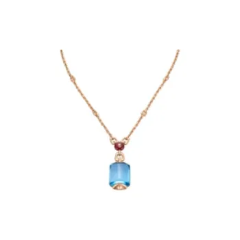 BVLGARI 18K Rose Gold Necklaces Unisex Rose Gold
