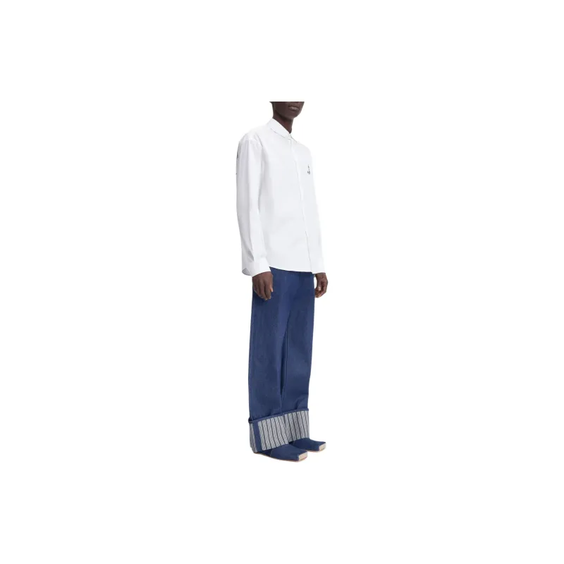 Jacquemus Le Simon Print Logo Fish Shirt-3