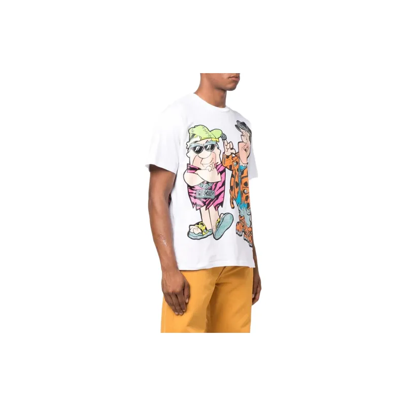 MOSCHINO T Shirts Men White-3