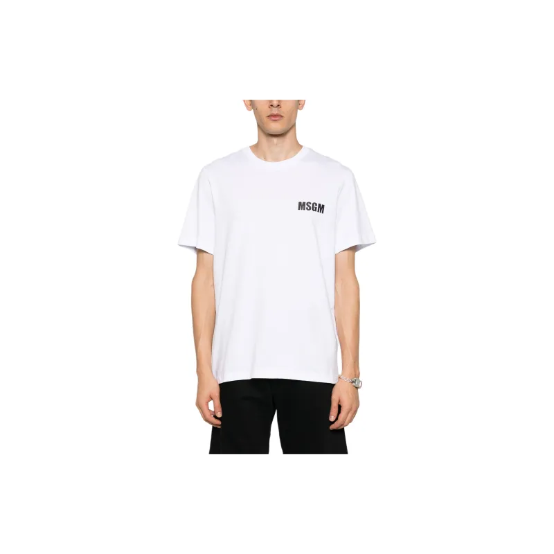MSGM T Shirts Men White-1