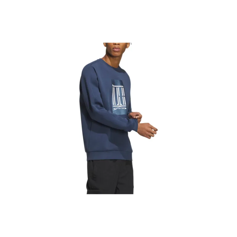 Adidas Wuji Series Sweatshirts Men Navy Blue-2