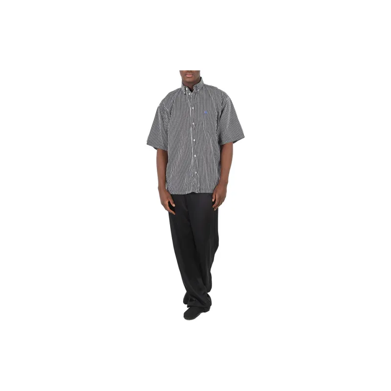 Balenciaga Shirt Regular Fit Men's Black-2