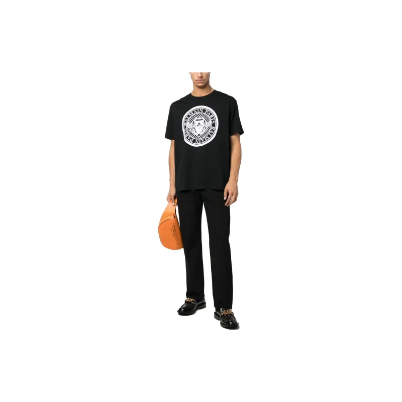 BALMAIN T Shirts Men Black-1