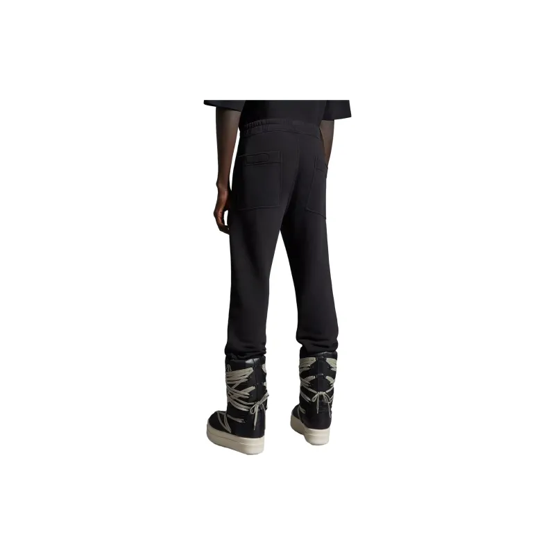 Rick Owens X Moncler Knitted Sweatpants Unisex Black-3