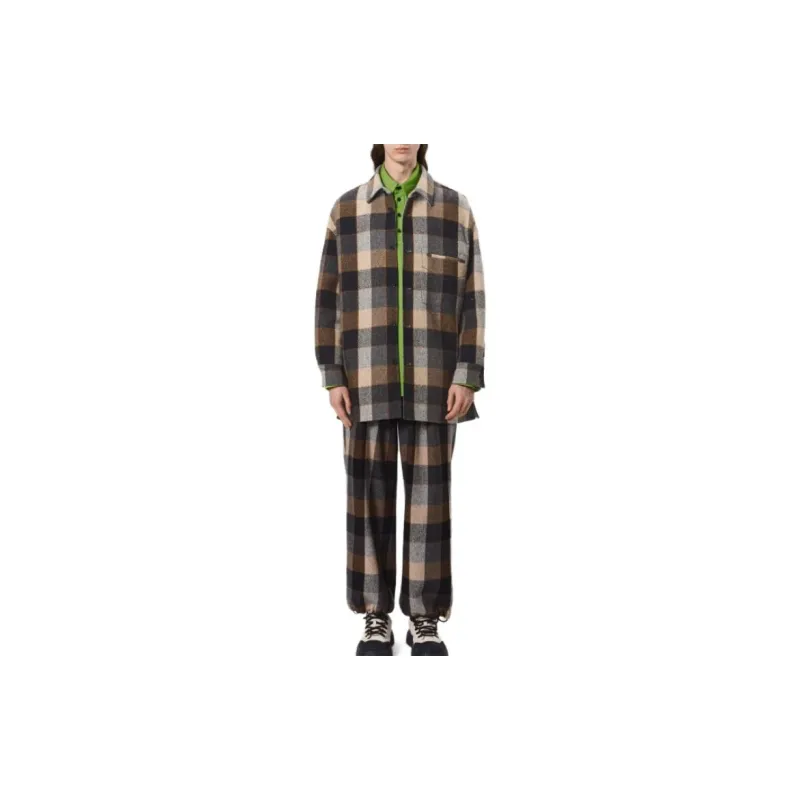 CROQUIS Casual Pants Men Brown-1