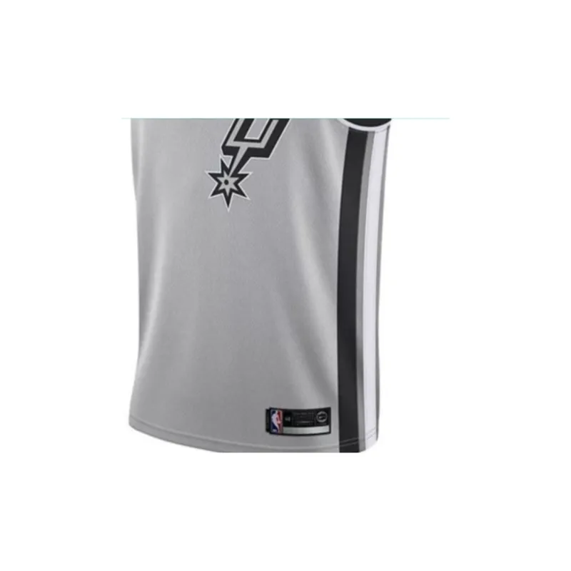 Nike x NBA Basketball Jerseys SW Fan Edition 19 20 Season San Antonio Spurs DeRozan Size 10 Men's Gray-3