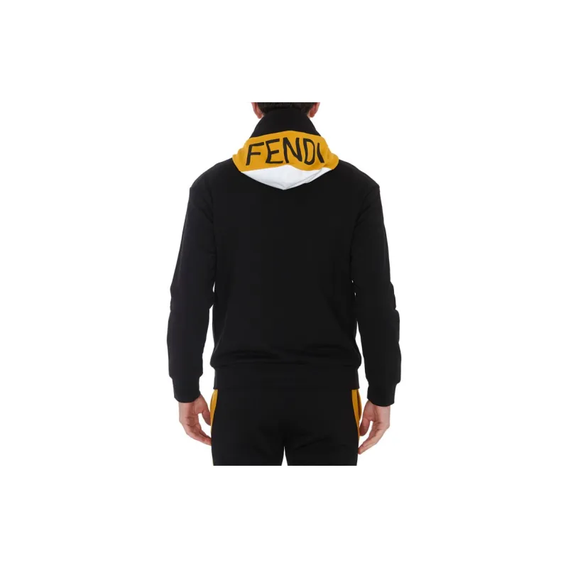 FENDI Sweatshirts Men Black-2