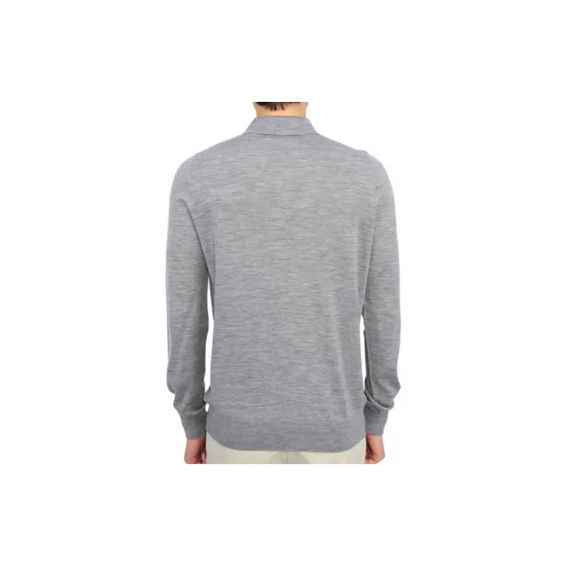 JOHNSTONS OF ELGIN Polo Shirt Men's Gray-3