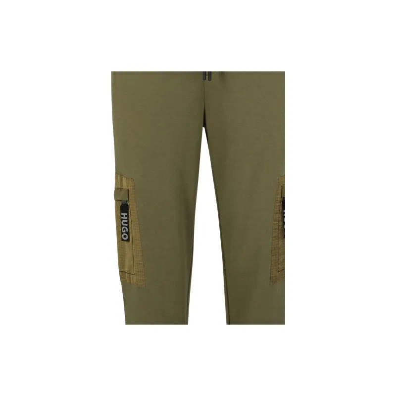 HUGO BOSS Drawstring waist Cotton Track Pants-5