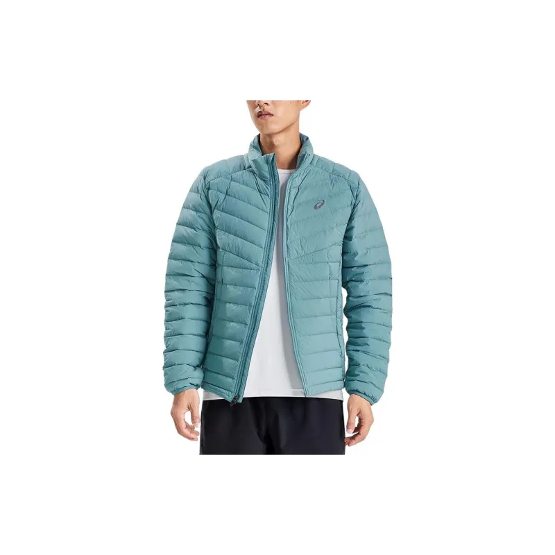 Asics Down Jacket Men's Blue Green-1