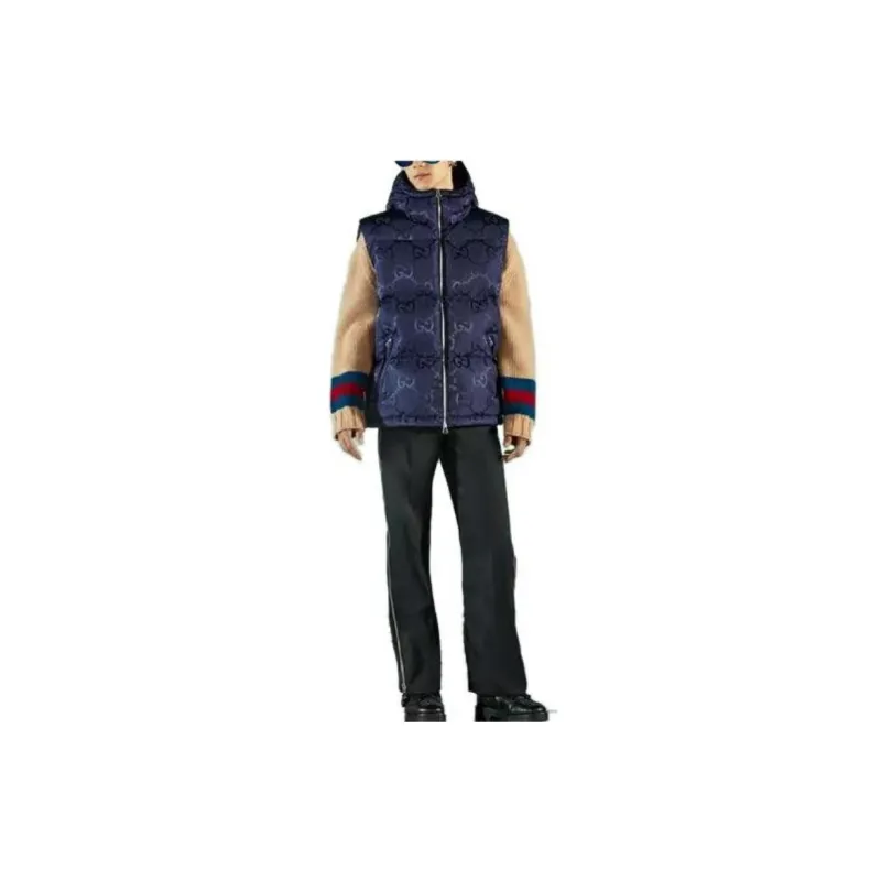 GUCCI FW22 Vest Men's Dark Blue-1
