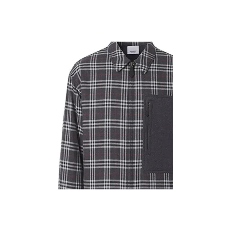 Burberry Check Pattern Jacket-6