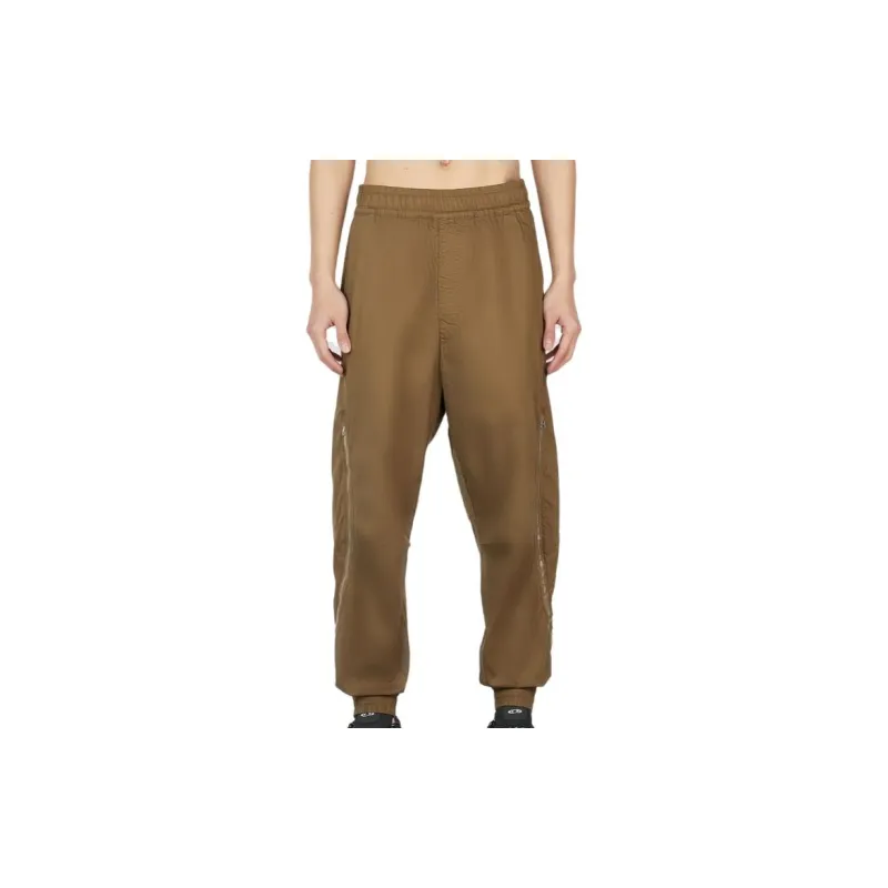 STONE ISLAND Knitted Sports Pants Men's Light Brown-1