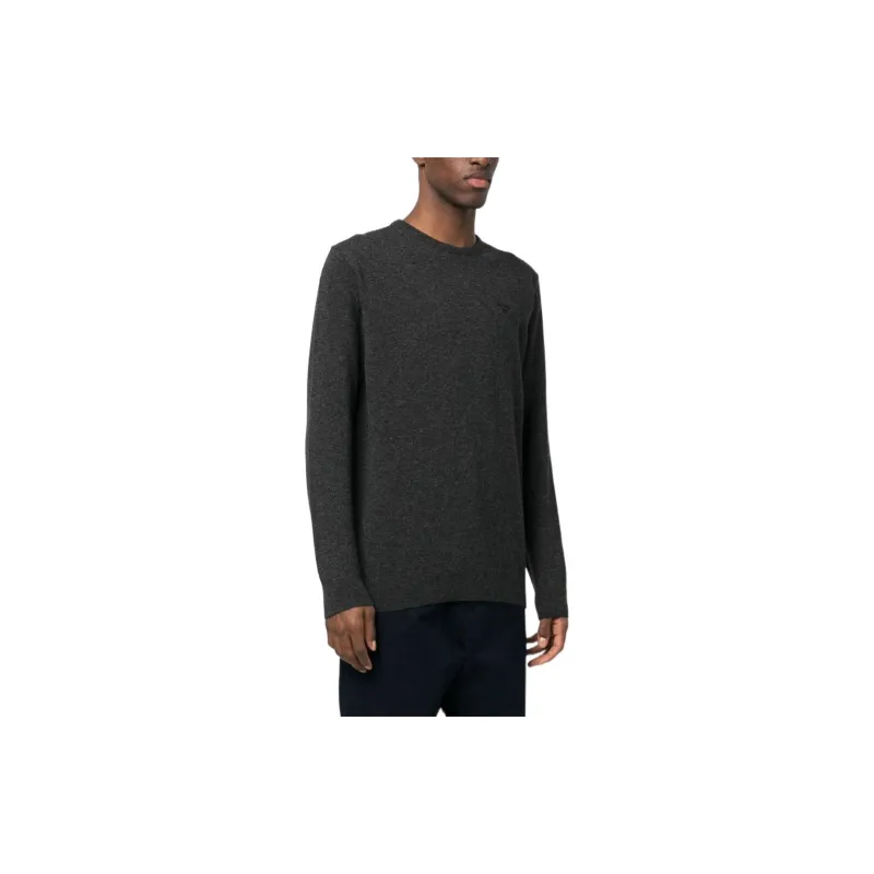BARBOUR Logo Embroidered Crewneck Knitted Jumper-4