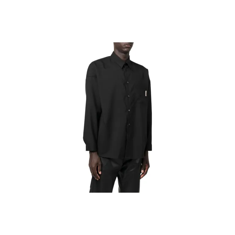 MARNI Shirts Men Black-3