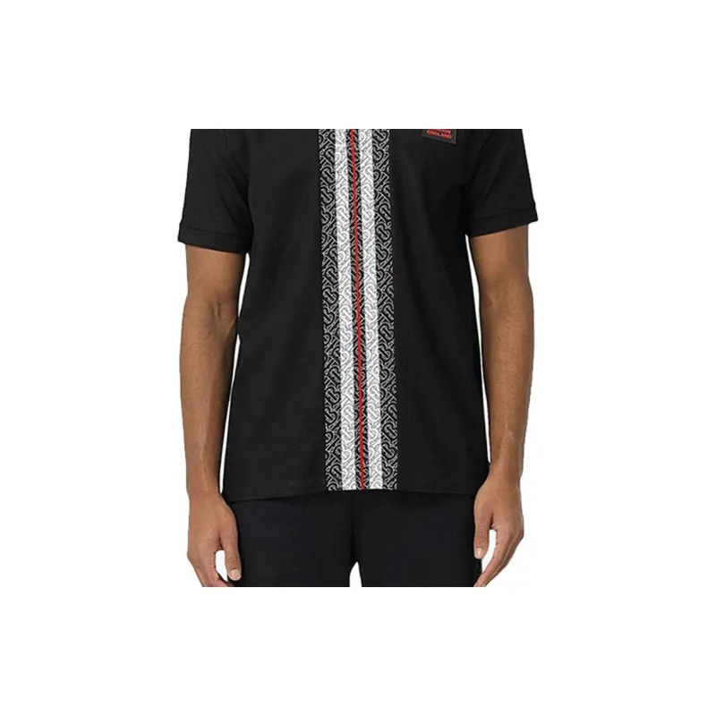 Burberry Polo Shirt Men's Black-4