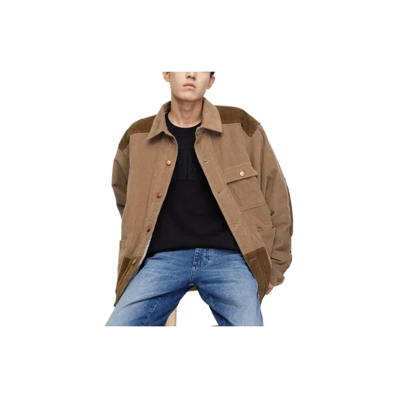 WRANGLER Jackets Men Khaki-4