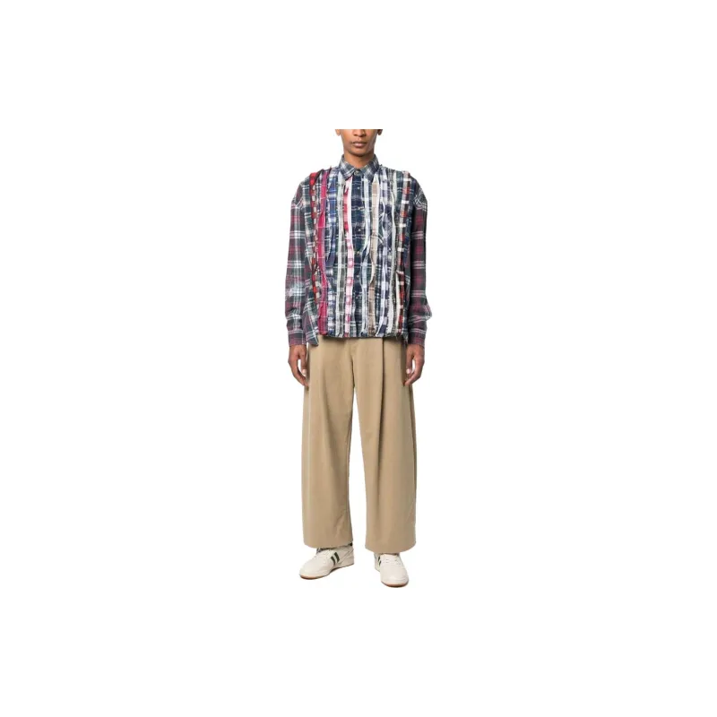 Needles Flannel Shirt Ribbon Shirt-1