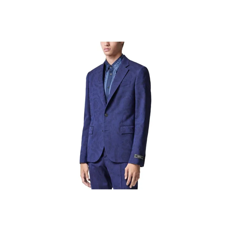 VERSACE Barocco Pattern Single Breasted Tailored Blazer-2