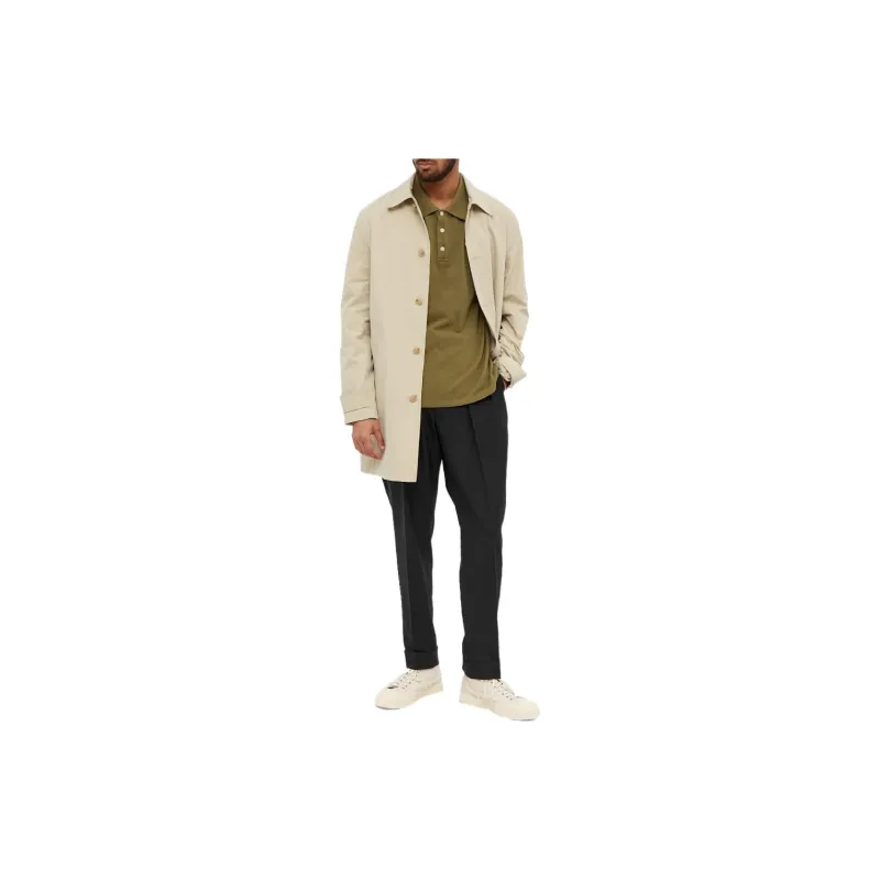 Maison Kitsune Polo Shirts Men Green-1