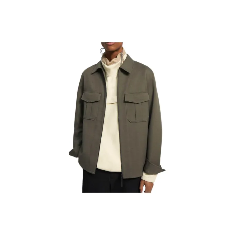 THEORY Jackets Men Army Green-1