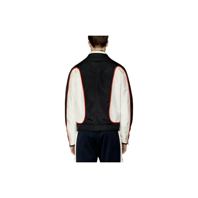 DIESEL J Blink Colour block Biker Jacket-2